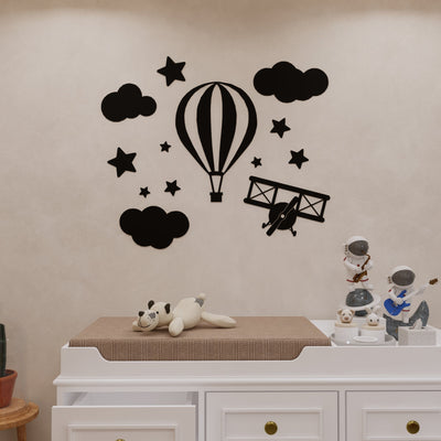 Kinderkamer pack lucht HDF - Muur Art