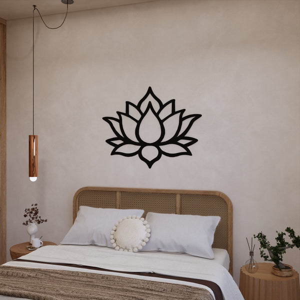 Metalen muurkunst lotusbloem, woondecoratie, yoga decor, metalen teken (30 inch b x 24 inch h / 75 x 61 cm Metalen muurkunst lotusbloem, woondecoratie, yoga decor, metalen teken (30 inch b x 24 inch h / 75 x 61 cm