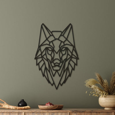 Wolf wanddecoratie - Muur Art